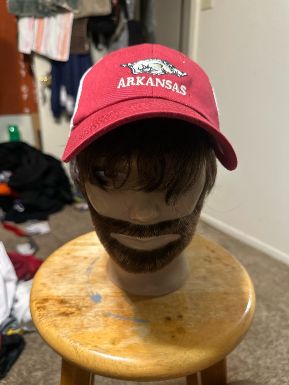 Vintage Arkansas Razorback hat 00s